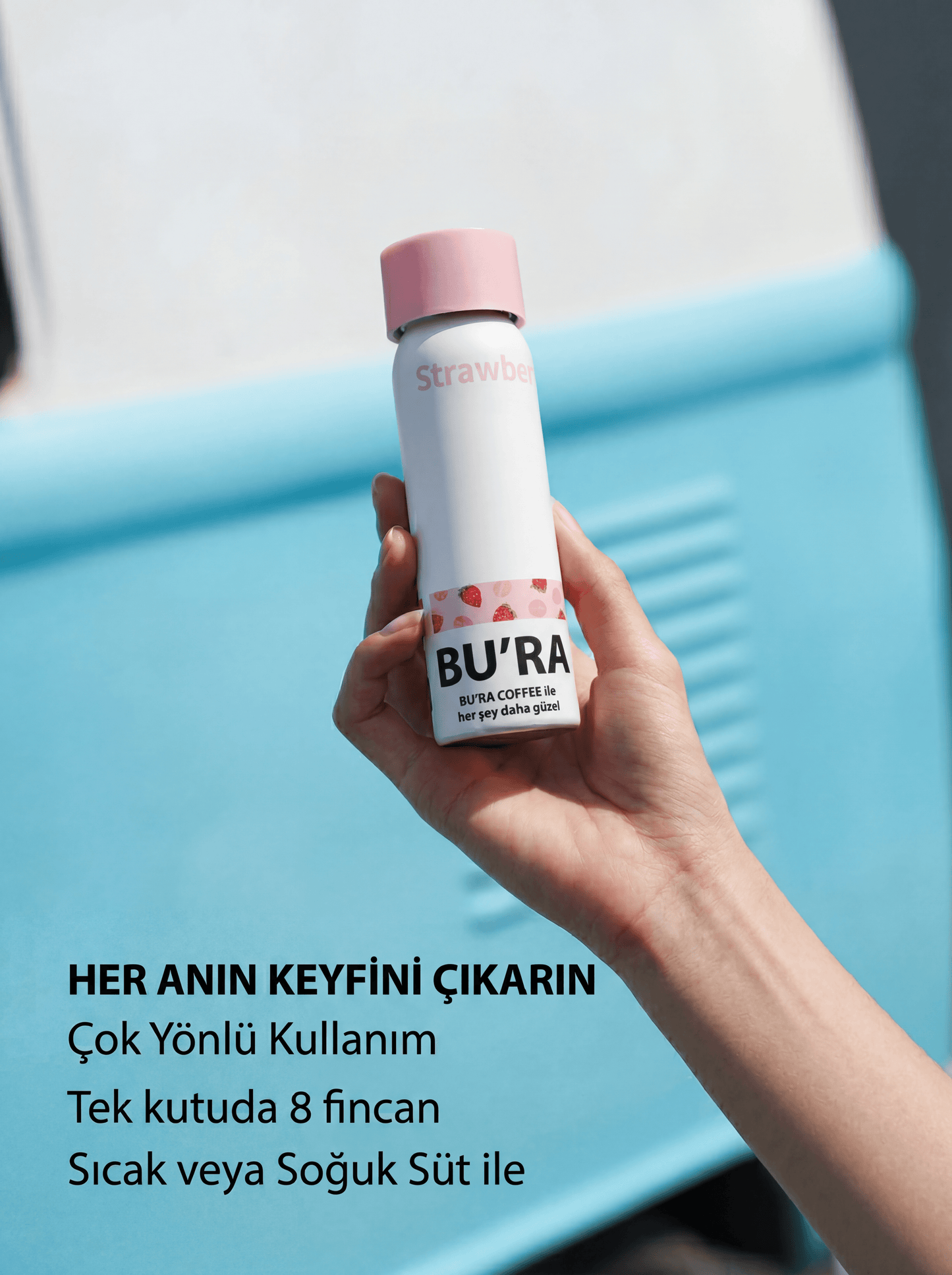 RÜYA GİBİ ÇİLEKLİ KAHVE